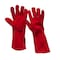 Safe Handler Deluxe 16" Welding Gloves, Red, PR SH-HDS-16-751-WGAB - alternate 2
